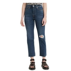 💖 Levi's Wedgie Straight Leg Cropped Jeans in SHORT LENGTH.